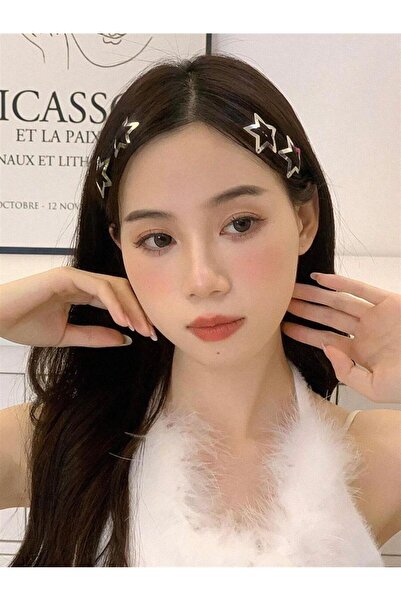 Planet Butik Y2K Star Style Buckle Set of 4 - Star Snap