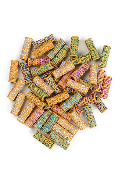 KONAK PERUK Knitting Bead Rasta - OB17