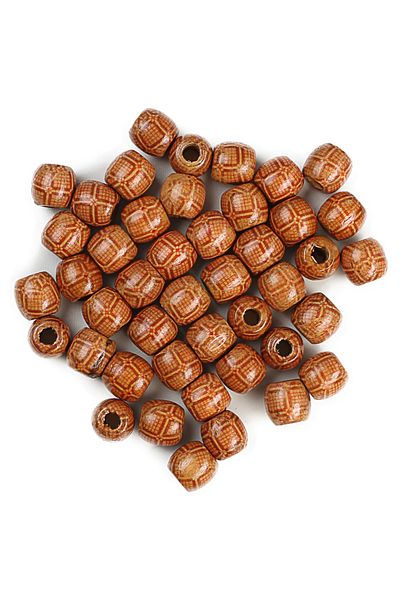 KONAK PERUK Knitted Colorful Rasta Bead - OB25
