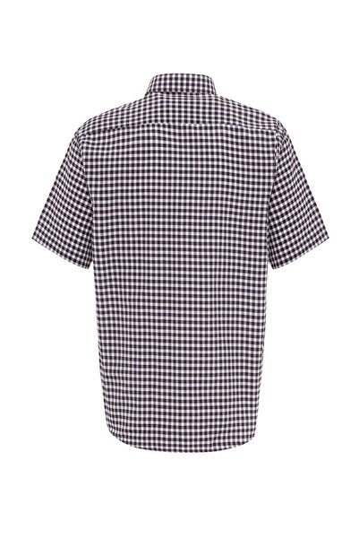 SÜVARİ Kısa Kol Regular Kalıp Kareli Gömlek