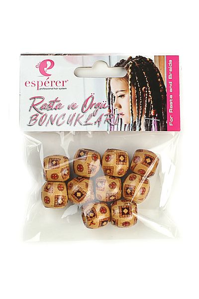 KONAK PERUK Knitting Bead Rasta - OB32
