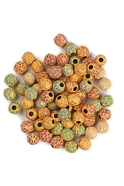 KONAK PERUK Rasta and Knitting Bead - OB10