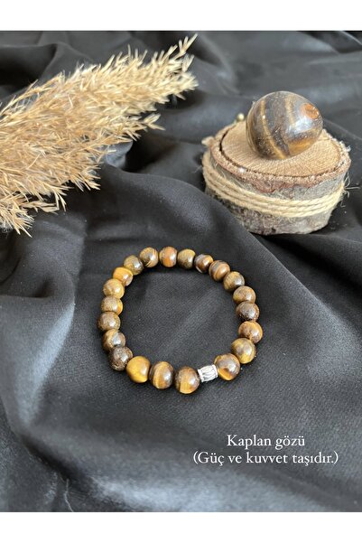 Mistik Tasarım Turtle Eye Natural Stone Bracelet