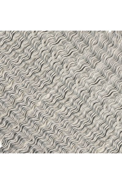 KONAK PERUK Gray Russian Afro Wave Hair