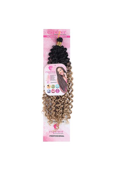 KONAK PERUK Black Caramel Ombreli Afro Wave Hair