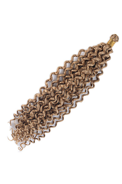 KONAK PERUK Păr afro ondulat de culoare caramel