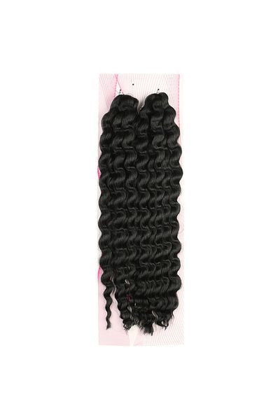 KONAK PERUK Black Afro Water Wave - Bulk and Nice