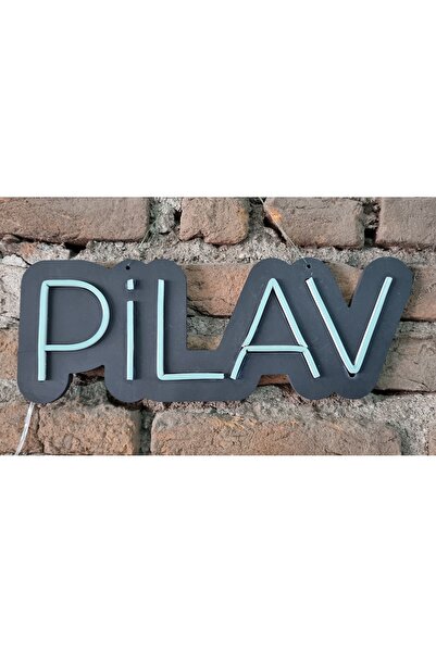 Neon pilav neon led duvar aydınlatması