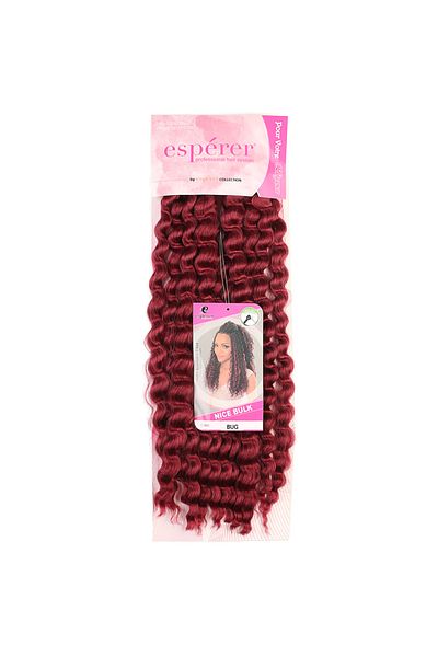 KONAK PERUK Afro Hair Wave - Nice Bulk Red