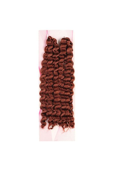 KONAK PERUK Afro Water Wave - Nice Bulk, Red Copper Hair