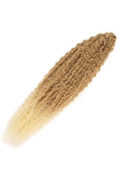 KONAK PERUK Afro Brasileño Wave Hair - Caramel / Platinum Ombreli