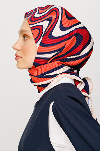 Mooncorn Mira Pattern Pleated Scarf