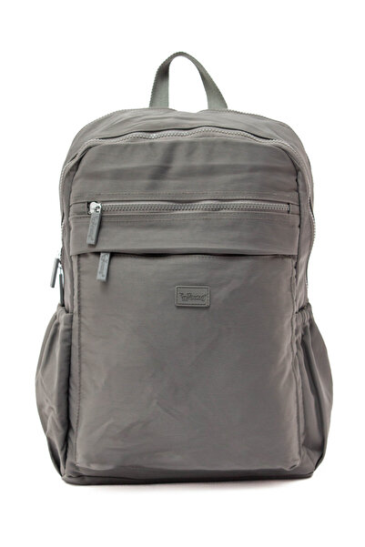 KAFF Young 17306 Gri Laptop Bölmeli Çok Cepli Fonksiyonel Kadın Sırt Çantası