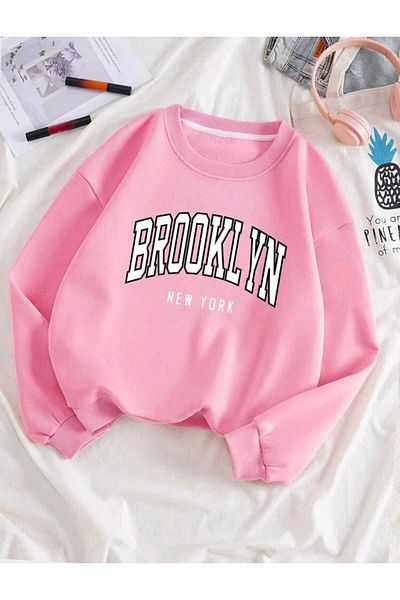FAVORİST Μπλούζα με στάμπα Brooklyn (Crew Neck) Unisex Cotton Special Series