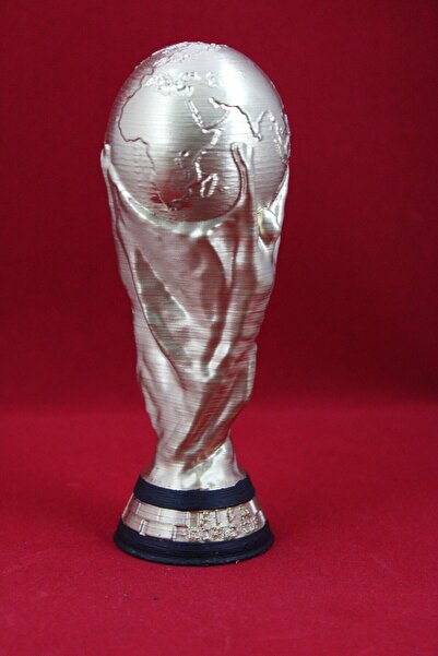 Genel Markalar Dünya Kupası Katar Gold Figür Büst Biblo 25cm