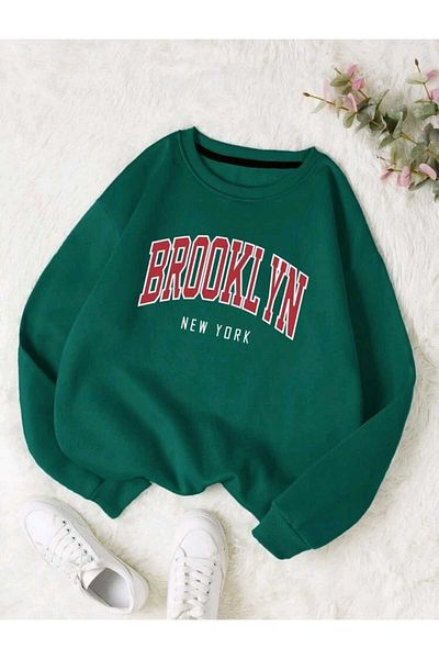 FAVORİST Μπλούζα με στάμπα Brooklyn (Crew Neck) Unisex Cotton Special Series