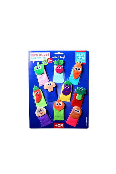 Tox Vegetables 10 Piece Finger Puppet T104