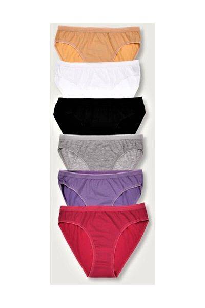 TARZPARK Pachet de 6 chiloți de bikini pentru femei Passion