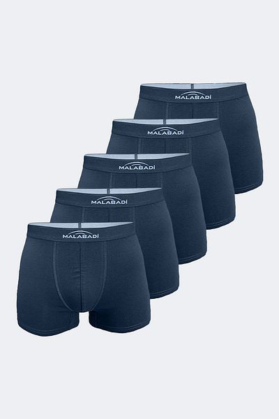Malabadi Ανδρικό Smoked 5 Pack Cotton Elastane Boxer 5m075