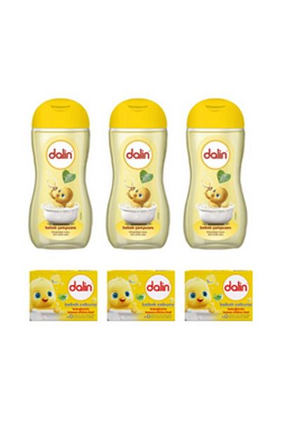 Dalin 200 ml 3 Classic Baby Shampoo and 100 g 3 Dalin Baby Soap