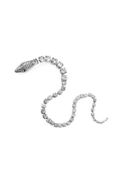 New Obsessions Κοσμήματα μαλλιών Avangarde με στρας σε σχήμα φιδιού