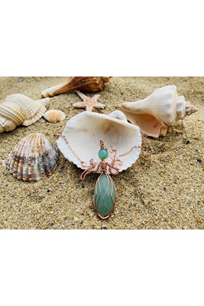 isikaccessories AVANTURİN TAŞI ÖZEL TASARIM KOLYE