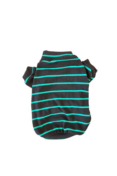 atelyu cat dog clothes striped high-top sweater