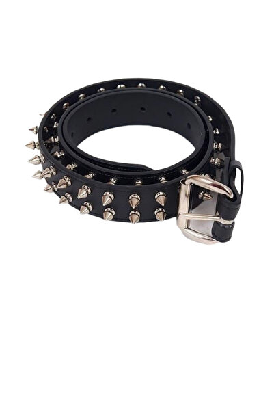 targay kovboy spike gothic punk metallica tarzı zımbalı kemer