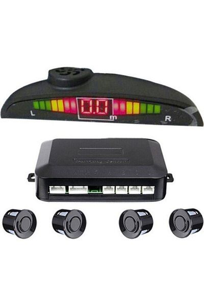 Sentinel Invells Parking Sensor With Sound Alarm Meter Indicator Black 22mm