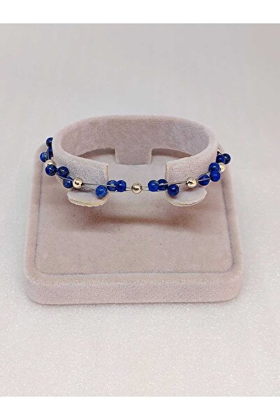 Yasamtohumu Brățară din piatră de Lapis Lazuli 4mm
