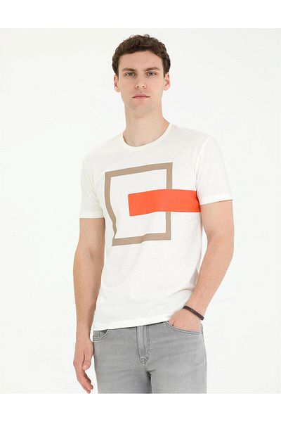 Pierre Cardin Tricou Slim Fit cu decolteu