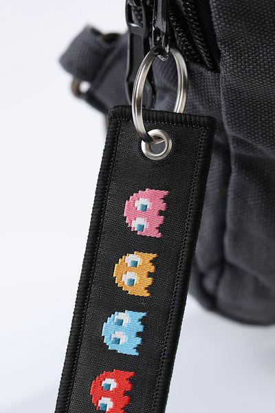 gokmentoy Pacman Double Sided Woven Fabric Keychain