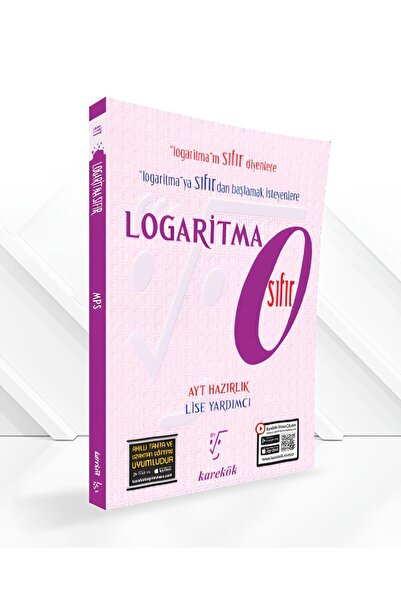 Karekök Yayınları AYT Logaritma-0 Konu Anlatımlı Çözümlü Soru (Logaritma'm Sıfır Diyenlere)