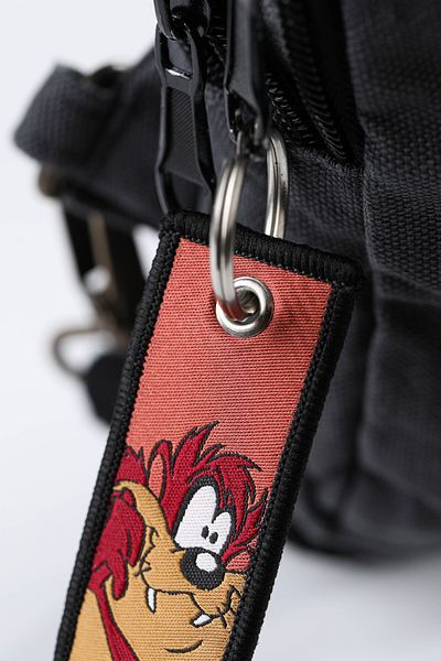 gokmentoy Tasmanian Devil Double Sided Woven Fabric Keychain