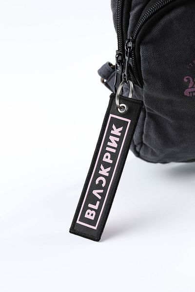 gokmentoy Blackpink K-Pop Double Sided Woven Fabric Keychain