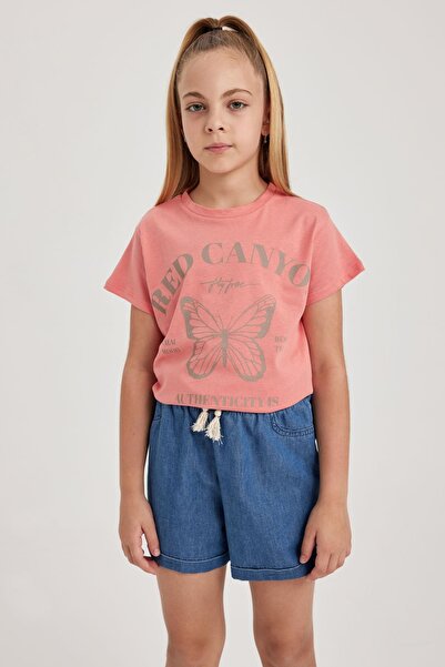 DeFacto Lány normál szabású rövid ujjú póló