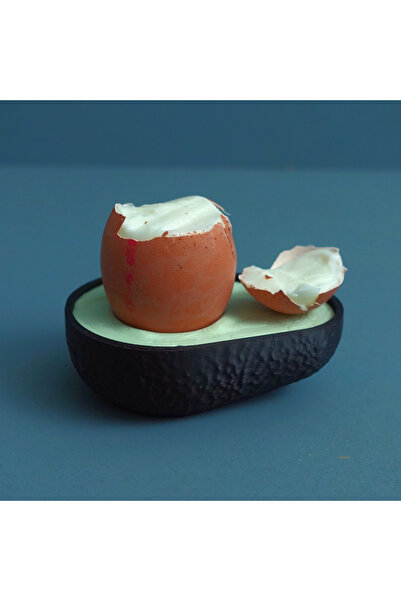 GAZZALADRA مجموعة Kemx3d مكونة من 3 أوعية بيض الأفوكادو