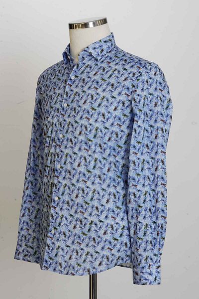 Paul Martin Canadian 100% Cotton Patterned Printed Digital Men's Shirt PM3436R26