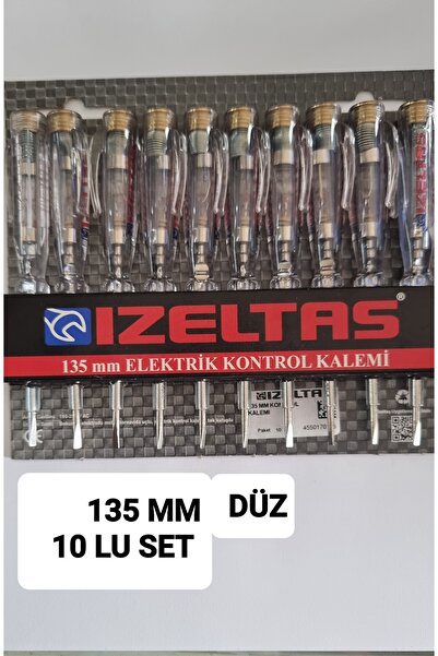 İzeltaş İZELTAŞ KONTROL KALEMİ DÜZ UÇLU 135 MM 10-ADET