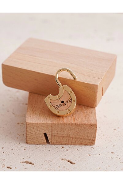 CETAŞ Altın Kilit Kolye Ucu 14 Ayar