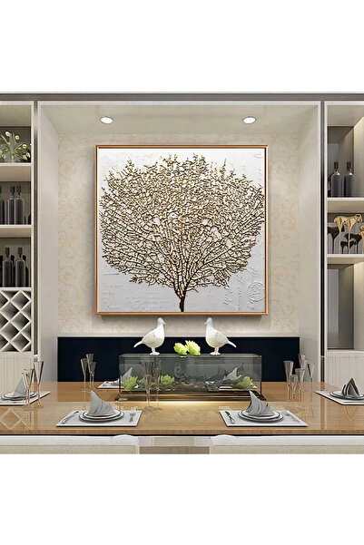 Z Concept Kabartma Varaklı Ağaç Tablo