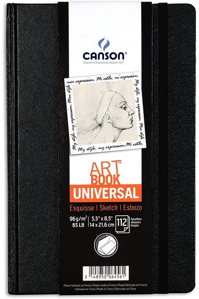 Canson Art Book Universal Hard Cover Sketchbook 96gr 14x21,6cm 112 Sheets