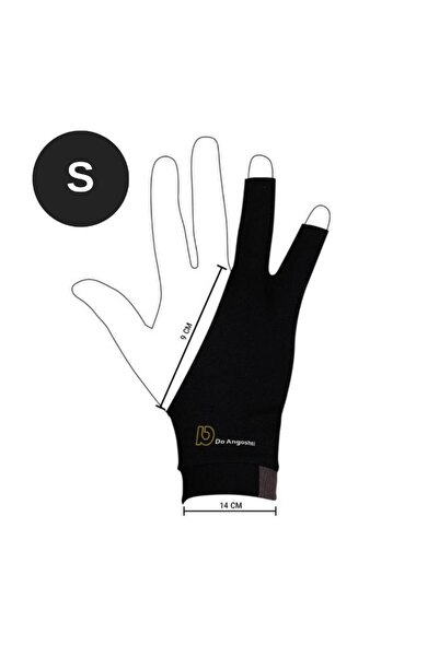 Artdesign Artist Drawing Gloves - Black Color, Size S
