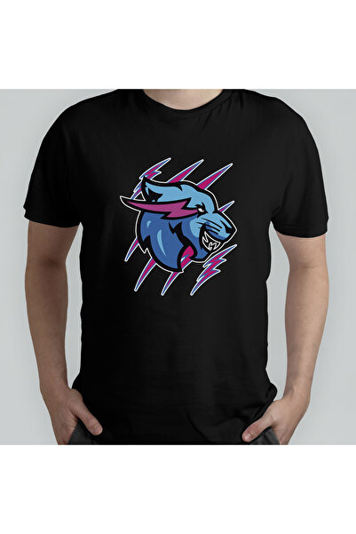 Pixxa Κύριος. Σετ μπλουζάκι και Mousepad Beast 100% Cotton Crew Neck