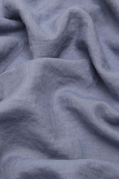 FİVESCARF Maxi βαμβακερό κασκόλ τζιν μπλε