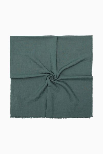 FİVESCARF Maxi βαμβακερό κασκόλ Mint Teşap