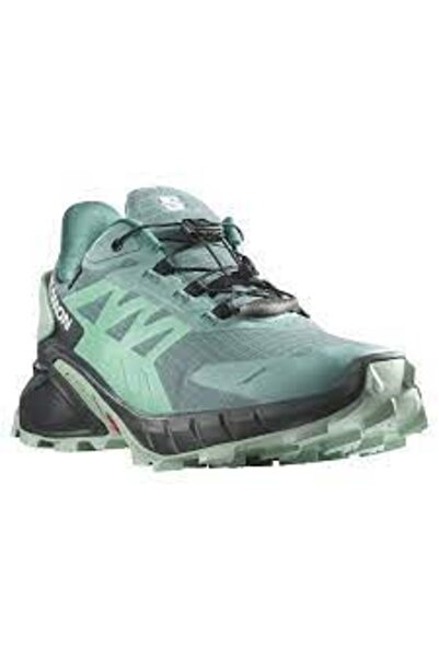 Salomon SUPERCROSS 4 GTX W Kadın Outdoor Ayakkabı Dusty Turquoise/India Ink/Blue Haze