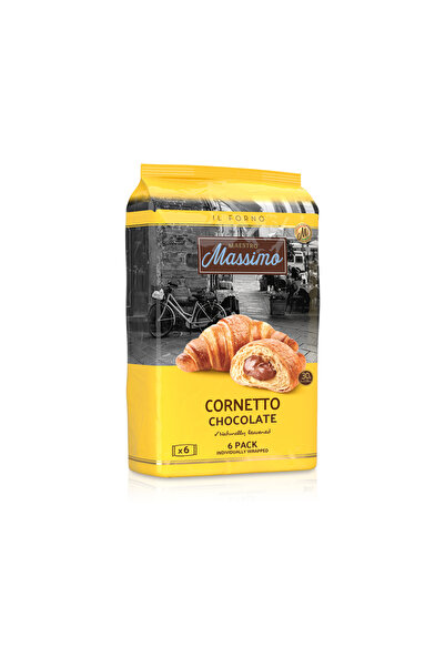 Maestro Massimo كورنيتو شوكولاتة كرواسون بالشوكولاتة 45 جرام 6 قطع 1 صندوق