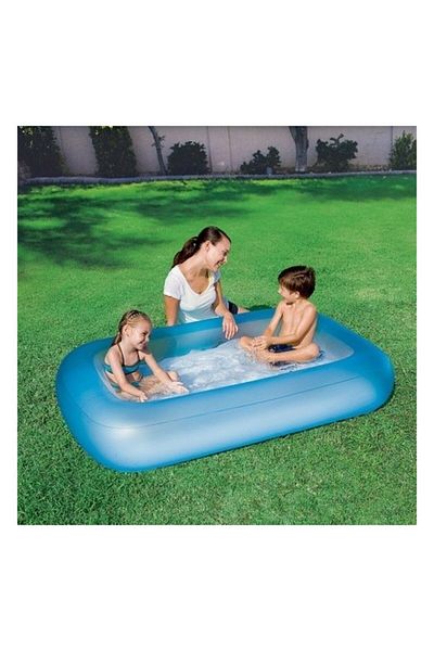 TOYSTURKA Şişme Tabanlı Çocuk Havuzu 51115 (164x104x25 cm) - Mavi