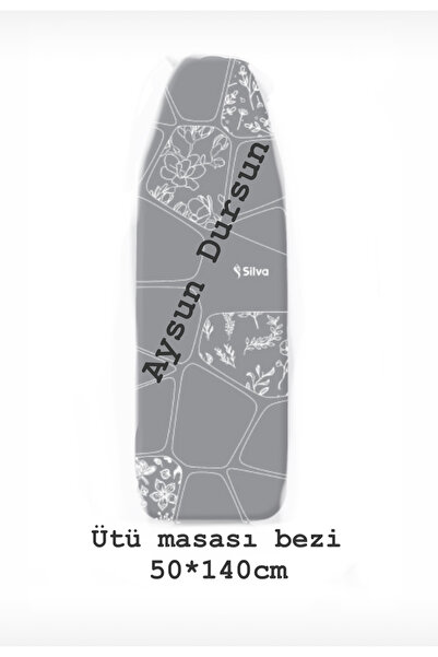 Silva Ütü masası bezi örtüsü gri renk 50x140 cm